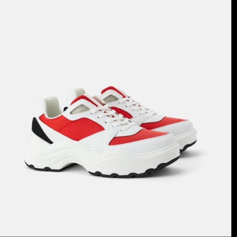 ZARA thick soled sneakers #Cybermondaysale